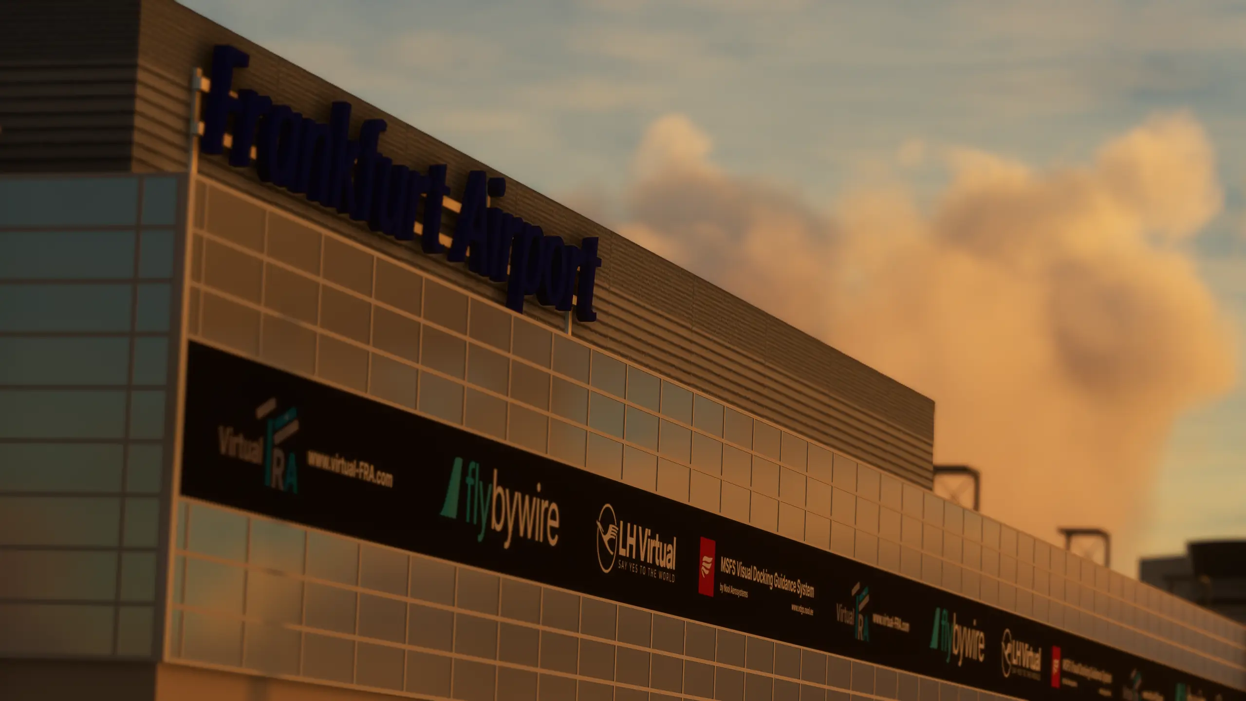 View of Frankfurt Airport Terminal 2